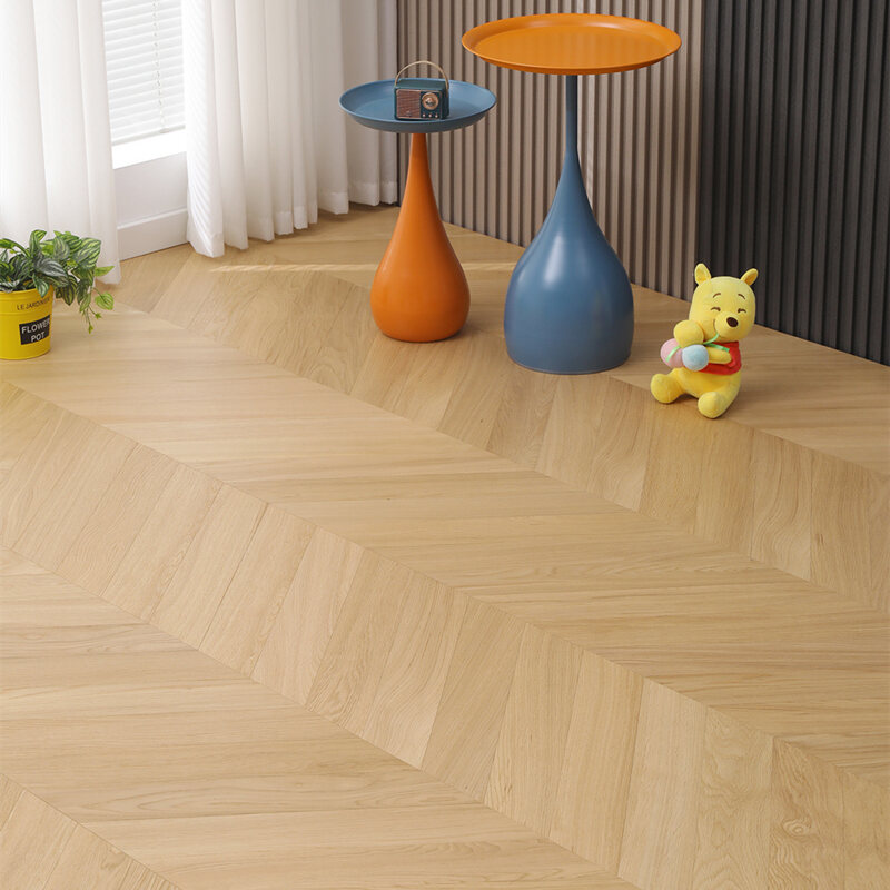 Herringbone, chevron and plank oak flooring