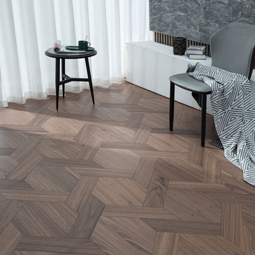 Black Walnut Chinese Knot parquet