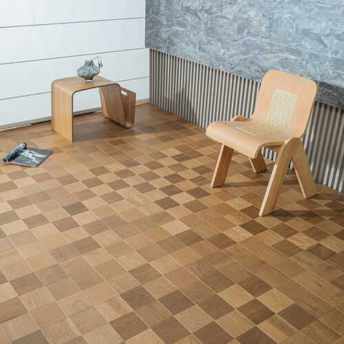 Oak Checkerboard parquet