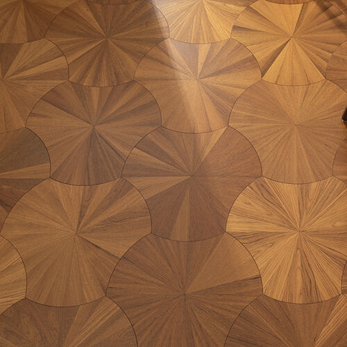 Teak Lotus parquet